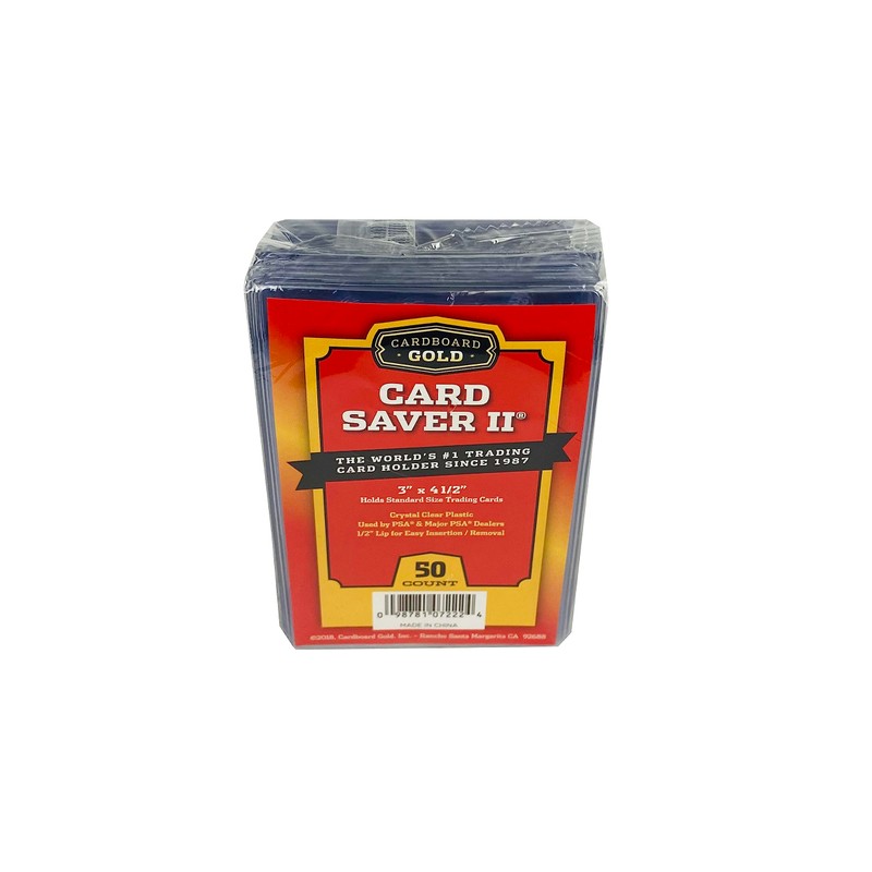 Card Saver 2 - Semi-Rigid 3x4 Card Holder for Trading