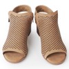 J. Adams Tracy Perforated Flat Bootie - Casual Open Toe