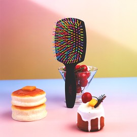 EYECANDY [EYECANDY]Rainbow Volume S Paddle Brush_Black