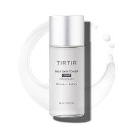 TIRTIR - Leche Skin Toner Light | Hidratación Instantánea Con 4% de Niacinamida, Tensor de Poros, Tónico Vegano para Pieles Propensas Al Acné, Sensibles y Grasas, Seguro para El Acné Fúngico, Pantenol,