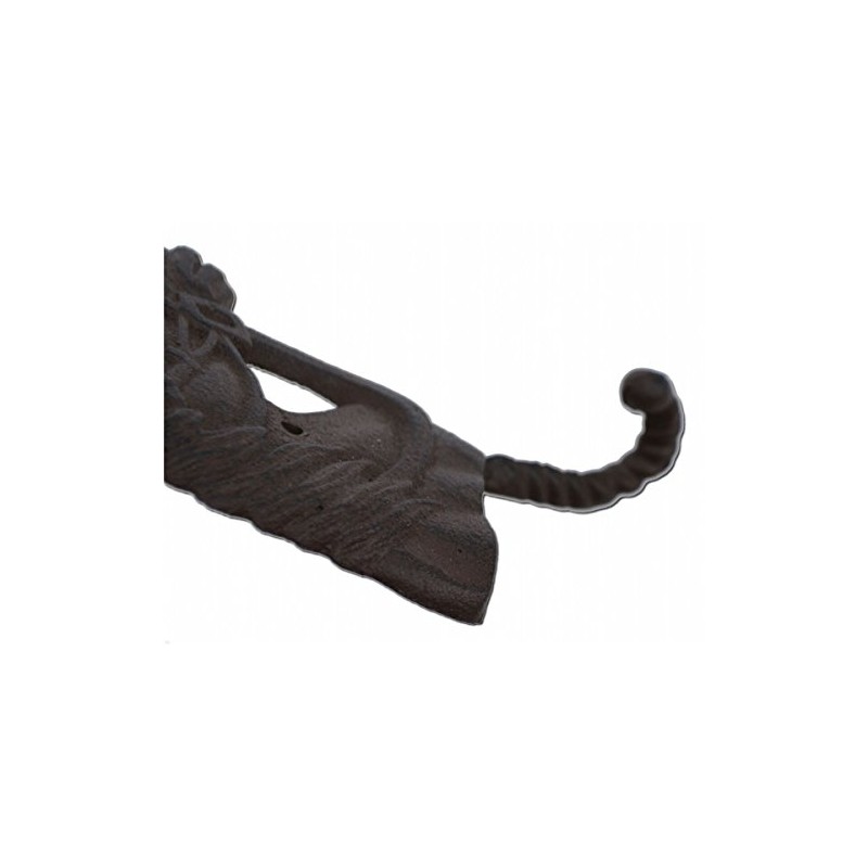 FLAG EMOTES Horse Head Western Coat Hook Wall Mount Tack