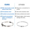 Suprom 2 inch Hose Clamp, 10 Pack Adjustable 1 1/2"-2