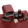 WE Games Burgundy Magnetic Backgammon Set with Carrying Strap -