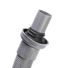 HAOHIZE Flexible Universal Sink Drain Pipe, S-Type, Grey, Plastic +