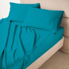 Colchas Concord  Juego de sábanas Individuales de Microfibra de Alta Calidad, Colores Lisos. Juego de sábanas 3 Piezas 200 Hilos, Medida Individuales 