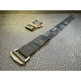 Genuine Hook Loop Adaptor Reversible Universal NEW 2 PACK Mil Spec Tie Down Fastener Strap 1.75" X 20" Safety Cable USA