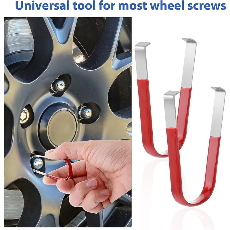 6PCS Wheel Cap Removal Tool Set - Locking Nut Cover