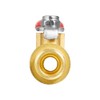 Brass Ball Valve Shut Off Switch, Tubing Fitting Straight Coupling