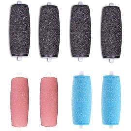Replacement Roller Heads Refill Rollers for Electric Foot File Compatible with Scholl Express Pedi Foot File Extra Coarse Regular Smooth (Mixed, 8.00)