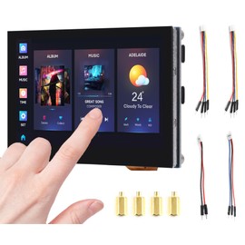 Waveshare ESP32-S3 4.3inch Touch Screen Development Board 5-Point Capacitive Display 800x480, 32-bit LX7 Dual-core Processor, Support 2.4GHz W i-Fi and BLE 5, Onboard CAN RS485 I2C Interface