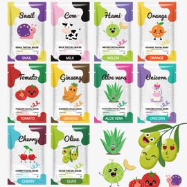 Epiregn Face Mask Skin Care - Face Masks Skincare - Sheet Masks Moisturizing - Spa Party Supplies for Girls - Gifts for Teens - Natural Extacts Facial Mask - Hydrate for All Skin Types 10PCS