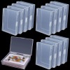 Unbranded 12x Transparent Plastic Playing Cards Boxes Container Storage Case