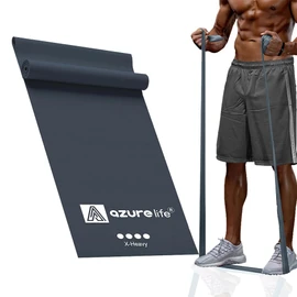 A AZURELIFE Professional 8 Yards Bulk Resistance Bands Rolls or 5,6,7 ft. Long Non-Latex Elastic Exercise Bands, Stretch Bands for PT, Yoga, Pilates, Rehab, at-Home or The Gym Workouts