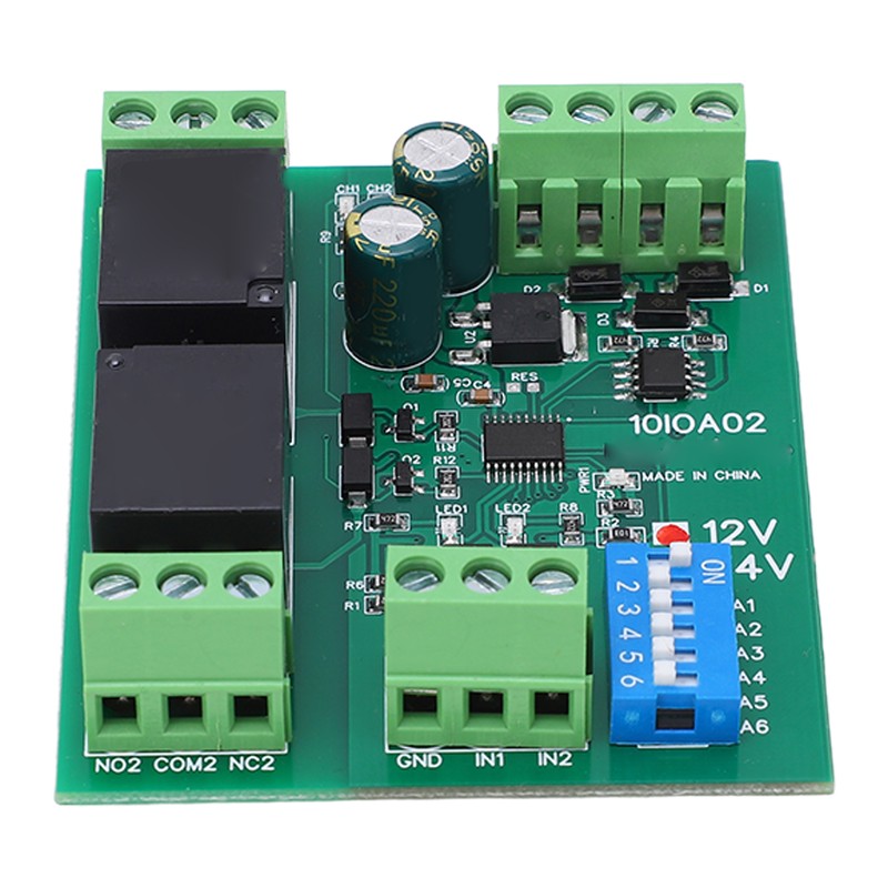 Relay Module 2 Channel RS485 Control Board Switch Controller DC