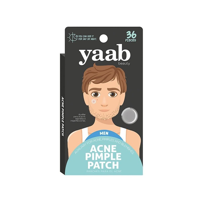 Yaab Beauty Acne Pimple Patch para Hombre, 36 Piezas