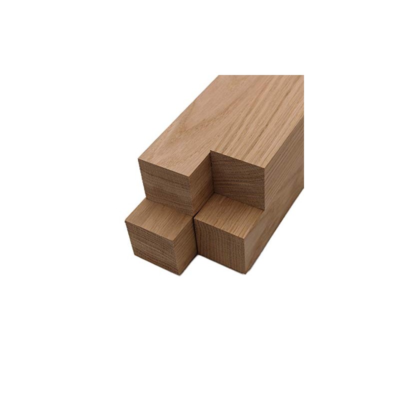 Barrington Hardwoods White Oak Lumber Turning Blanks (4 Pieces) (2"