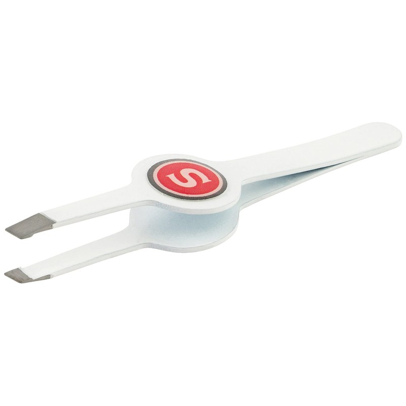 SINGER Slant Tip Tweezers with Wide-Grip for Sewing, Quilting, &