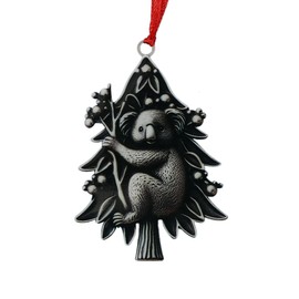 Christmas Ornaments 2024 Christmas Tree Ornament Handcrafted Stainless Steel DIY Hanging Craft Collectibles for Home Party Party Gifts (Panda-3)