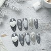 Winter handmade nail tips - Oval / 폭닥폭닥 겨울 수제네일팁