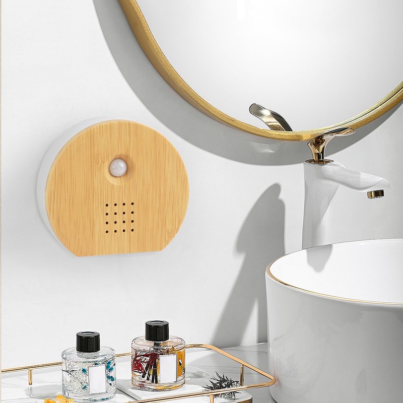 LZDMY Bird Chirping Box Motion Sensor with Wall Mount, Natural