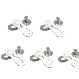 WLAUBO Bike Quick Release Chain Bicycle Chain Link Connector for 6/7/8/9/10/11/12 Speed Road Mountain Bicycle, 5 Pairs Bicycle Missing Link with Portable Box Packaging (12, Speed)