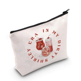 WCGXKO Cocktail Gifts for Women Dirty Shirley Drinking Gift in My Dirty Shirley Era Makeup Bag Bachelorette Gift (Dirty Shirley Era CA)