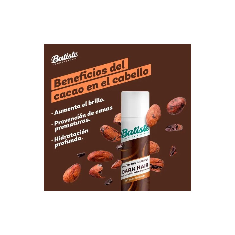Shampoo En Seco Dark Hair 200 Ml Batiste
