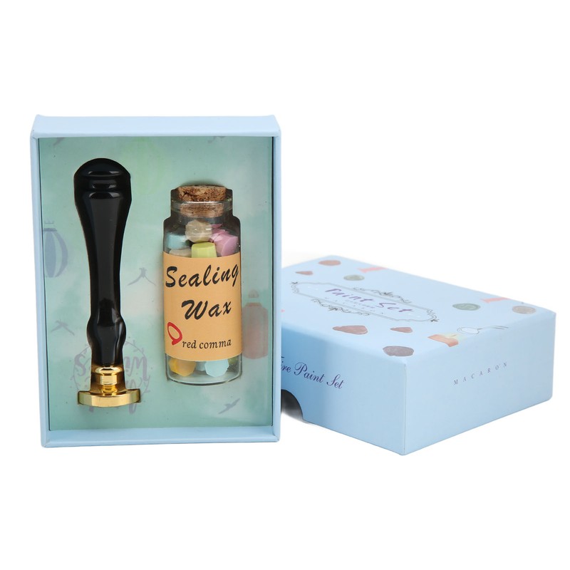 Wax Sealing Stamp Set Clear Pattern Anti Rust Exquisite Packaging