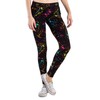 Tipsy Elves Black Neon Splatter Fitness Workout Leggings for Women