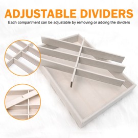 JETEHO 2 Pack Sunglasses Drawer Organizer Sunglasses Tray Organizer Glasses Holder Organizer Glasses Organizer Sunglasses Holder Eyeglasses Holder Sunglasses Organizer Tray for Jewelry Watch