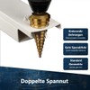 AM-Zerspanungstechnik HSS TiN Step Drill Bit Set 3 Pieces |