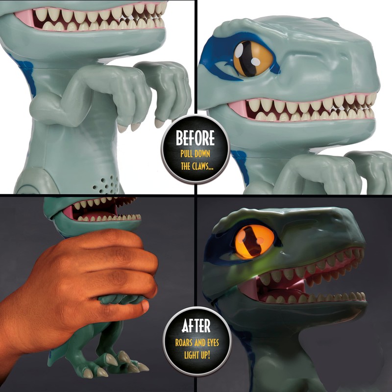 Redstring Jurassic World Blue Chomper Figure with Light in Eyes