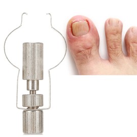Ingrown Toenail Lifter Foot Care Tool Toenail Clamp Stainless Steel Ingrown Toenail Tools Stainless Steel Professional For Paronychia, Ingrown Toenail Clamp (Silver)