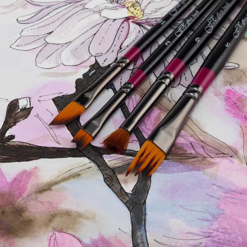 Creative Mark FX Special Effects Paint Brush Set Unique Ribbon,