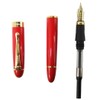 Gullor X450 Deep Blue and Gold Twist Fountain Pen rouge