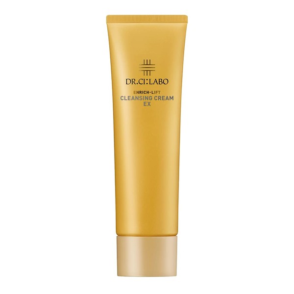 Dr. Ci:Labo Enrich Lift Cleansing Cream, EX Makeup Remover, Highly Moisturizing, UV Protection, Dry, Moisturizing, Firm Skin, Pores, Collagen, Sensitive Skin, Hyaluronic Acid, Can Be Used With Wet Hands, Can Be Used In The Bath, Aging Care