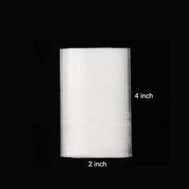 100Pcs PVA Bags 2 * 4 inch Carp Fishing Bags, Bait Storage Bags Water Soluble Bag Fast Dissolve Carp Fishing Kit Tackle Accessories for Solid Bait Fishing