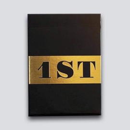 Inlefen TriplekindAABB ZyduzscAB 1ST Playing Cards V2 Black Deck by Chris Ramsay (Sold Out-Limited Edition)