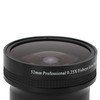 52mm 0.25x Fisheye Lens with Removable Macro Lens, for All