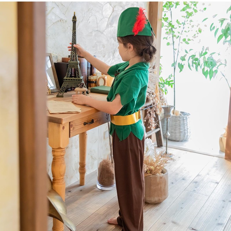 monoii e0625 Halloween Costume, Children, Boys, Fairytale Peter Bread Costume,
