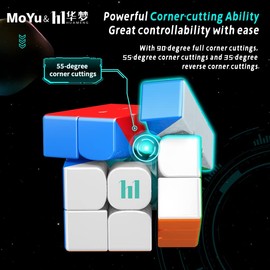 Magic Cube, MoYu HuaMeng YS3M 3x3 Speed Cube Maglev Version Magnetic Speed Cube Puzzle Throws Brain Sports Tasks Suitable for Rubik's Cube Enthusiasts