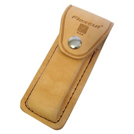 Flexcut Wood Carving Tools | Molded Leather Jackknife Sheath for Flexcut Carvin' Jack Knives | Belt Loop and Snap Button Closure | JKN06 | Made in The U.S.A.