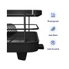 Kitsure Dish Drying Rack - Compact Dish Rack with Utensil