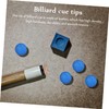 CORHAD Leather Pool Tips 40 Pcs Billiard Tips for Pool