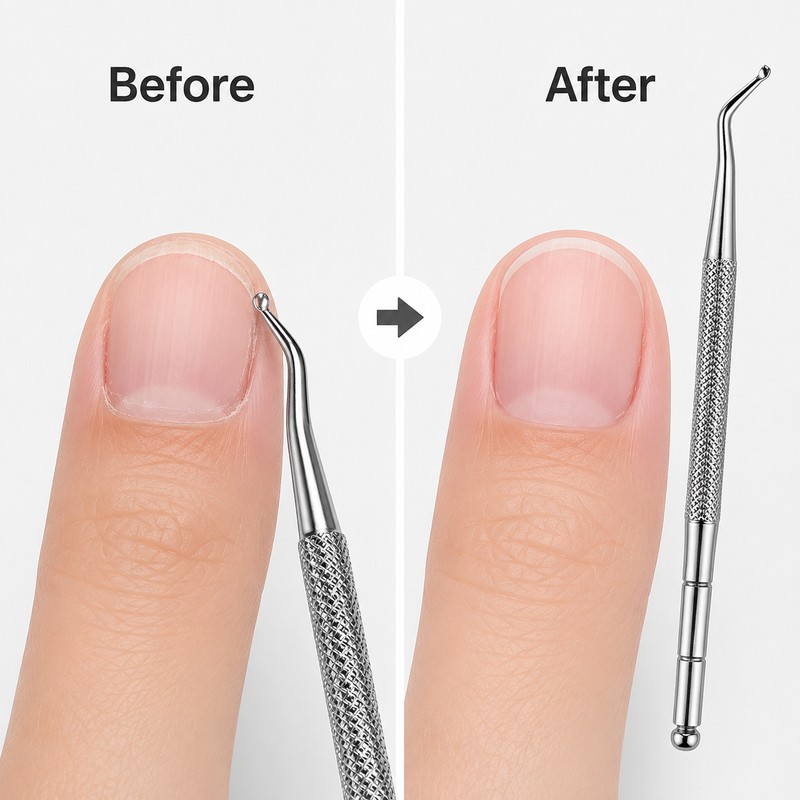 Nail Cleaning Tool for Daily Grooming – Stainless Steel Non-Slip