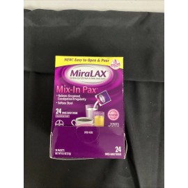 MiraLAX New Miralax Mix In 24 Packs Powder Laxative