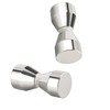 Pack of 2 Door Knobs, Shower Door Knobs, Double Knobs,