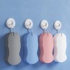 Yolispa 4pcs Exfoliating Bath Sponge Super Peeler Body Shower Brush