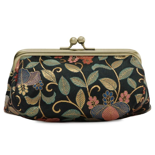 AYANOKOJI 5 Size Cosmetic Pouch, Gold Bootis in Stock, Flower, arabesque