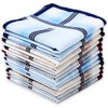 Men's Classic Cotton Handkerchief | Assorted Gents Hanky | Soft